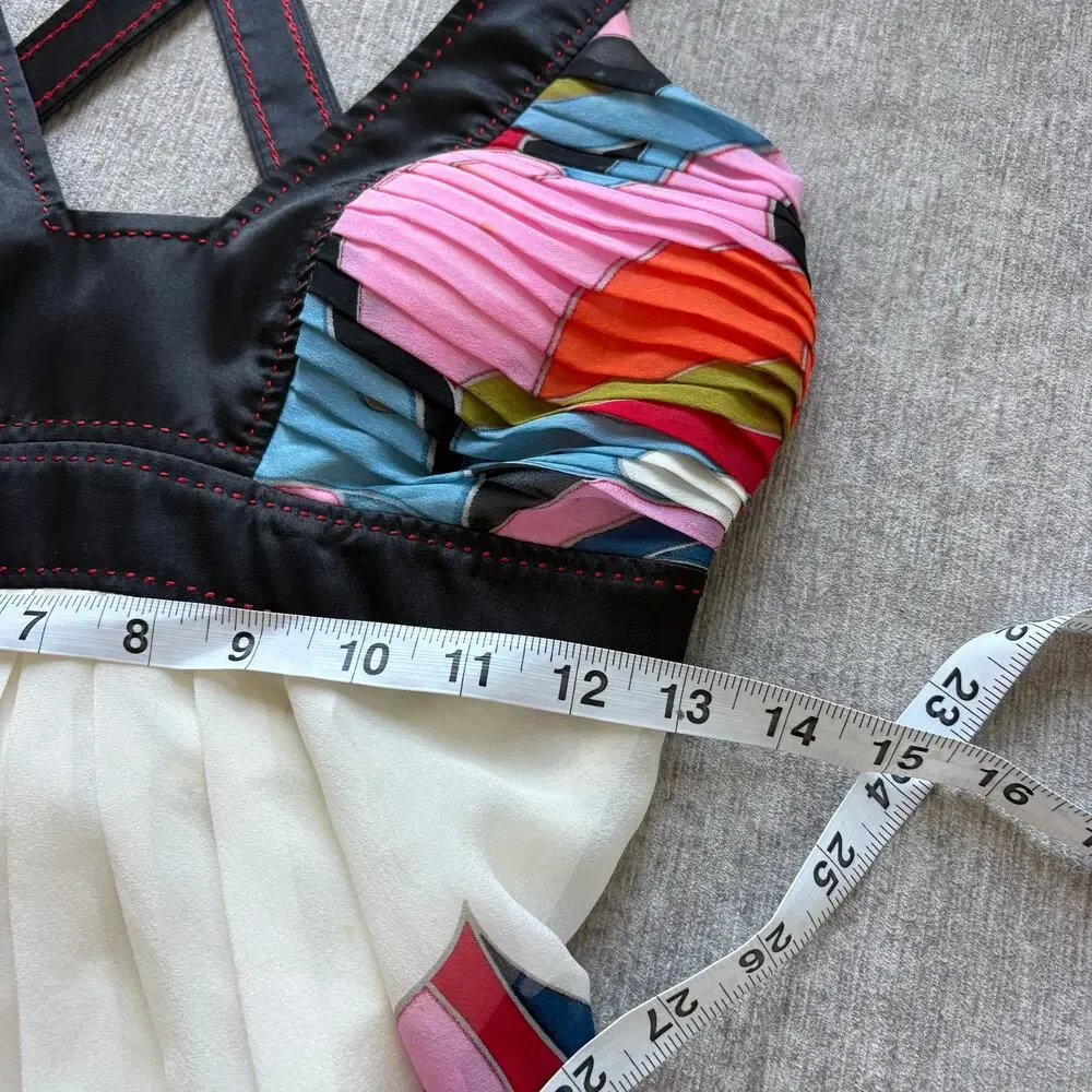 Sue Wong Strappy Silk Dress - Picture 7 of 8